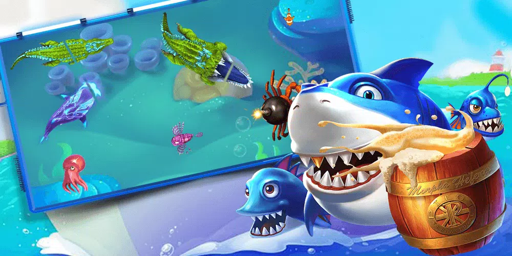 ภาพหน้าจอเกมยิงปลาและเป้าหมายในล็อบบี้ pay69